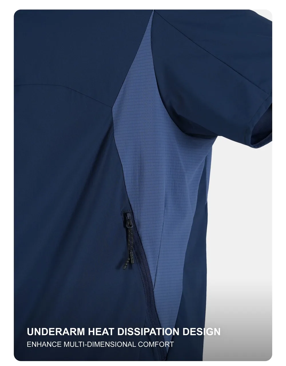 Reindee Lusion 25ss 3d structure quick drying t-shirt UPF50+ anti pilling combined materials techwear gorpcore