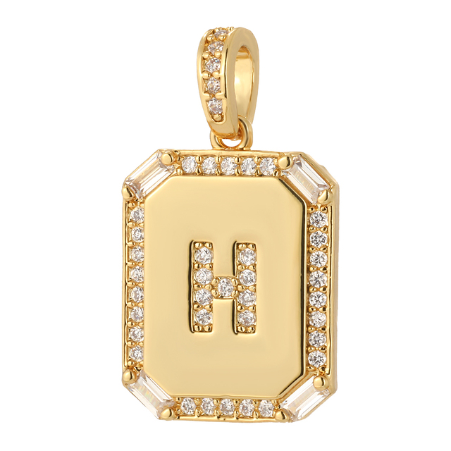 26 Letter Alphabet Charms for Necklace Keychain Diy Accessories Gold Name Charms for Jewelry Making Supplies initial pendant