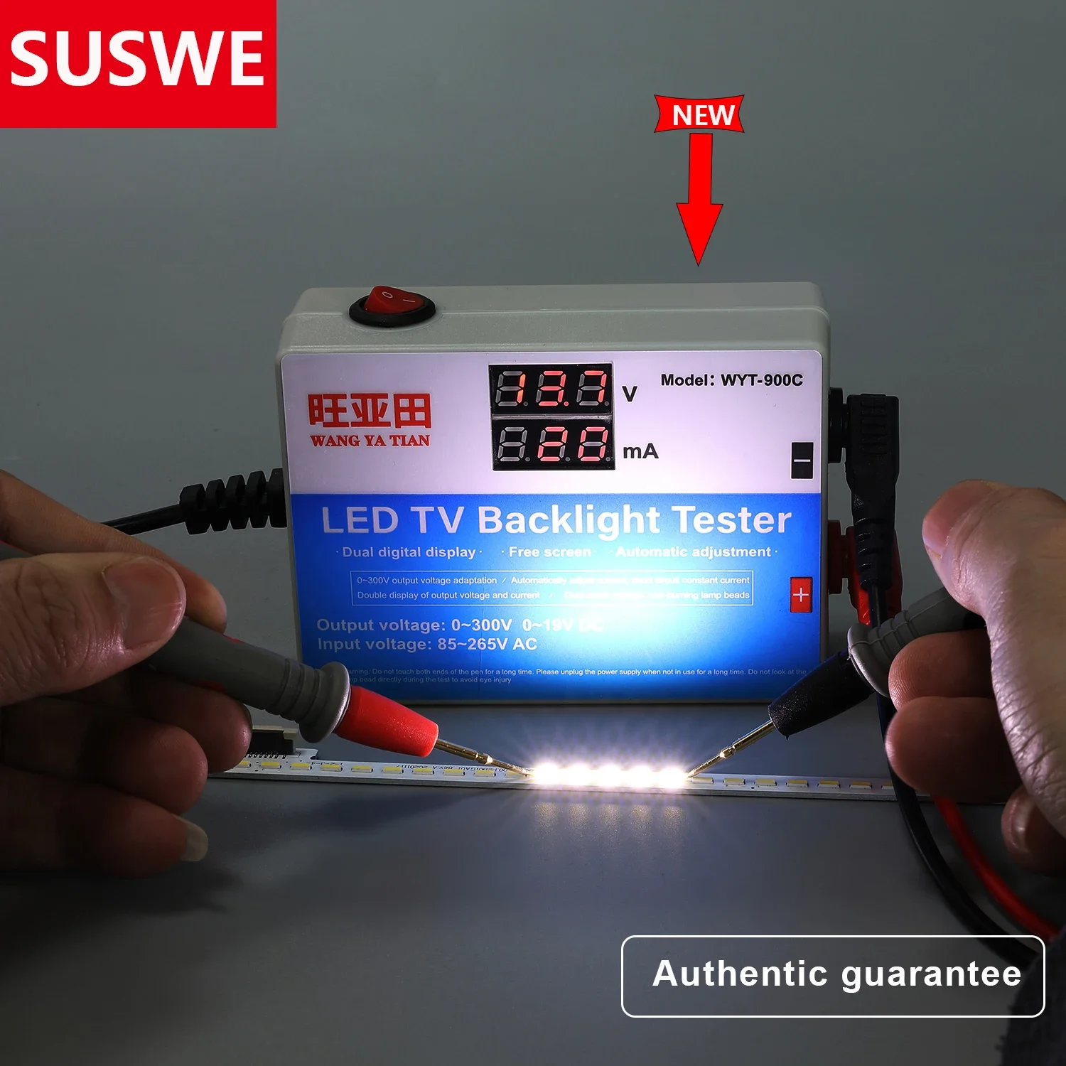 รูปสินค้า เครื่องทดสอบ LED 0-300V เครื่องทดสอบไฟแบ็คไลท์ทีวี LED อเนกประสงค์ LED แถบไฟ LED บาร์ โคมไฟ เครื่องมือทดสอบ เครื่องมือวัด
