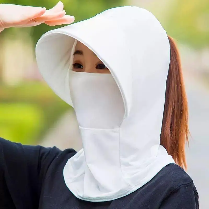 1pc Hut atmungsaktiv faltbar Sommer Anti-UV externe Wärme abdeckung Schutz Hals abdeckung Sonnen hüte für Frauen – Detail 14