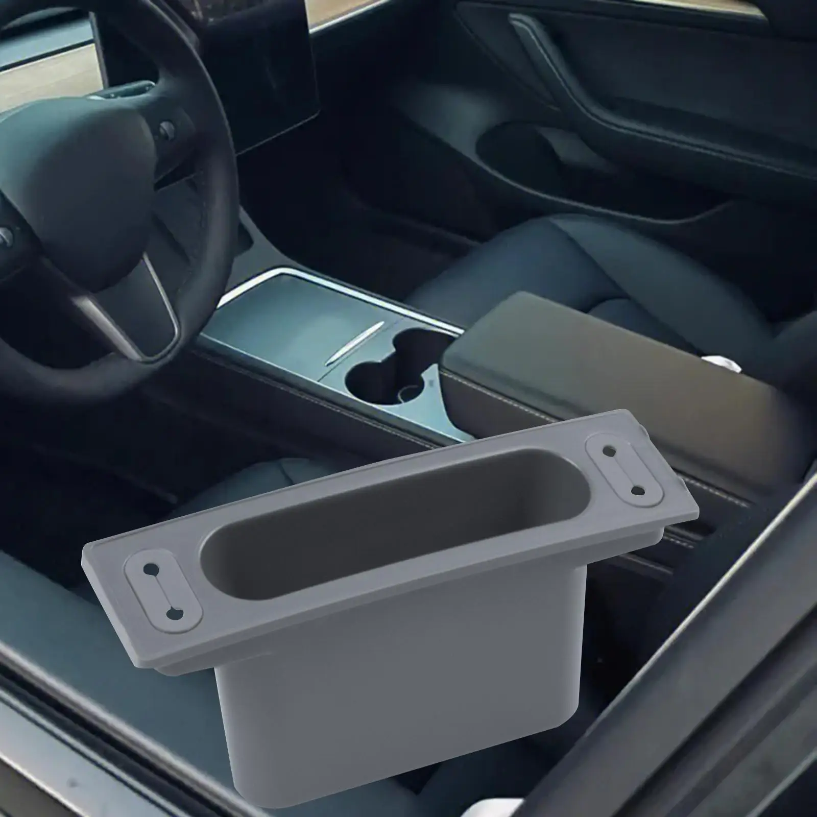 

Center Console Phone Storage Slot Box Space Saving for Tesla Model 3 Y
