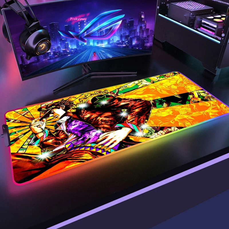 

Игровой коврик для мыши, большой размер XXL, с подсветкой
