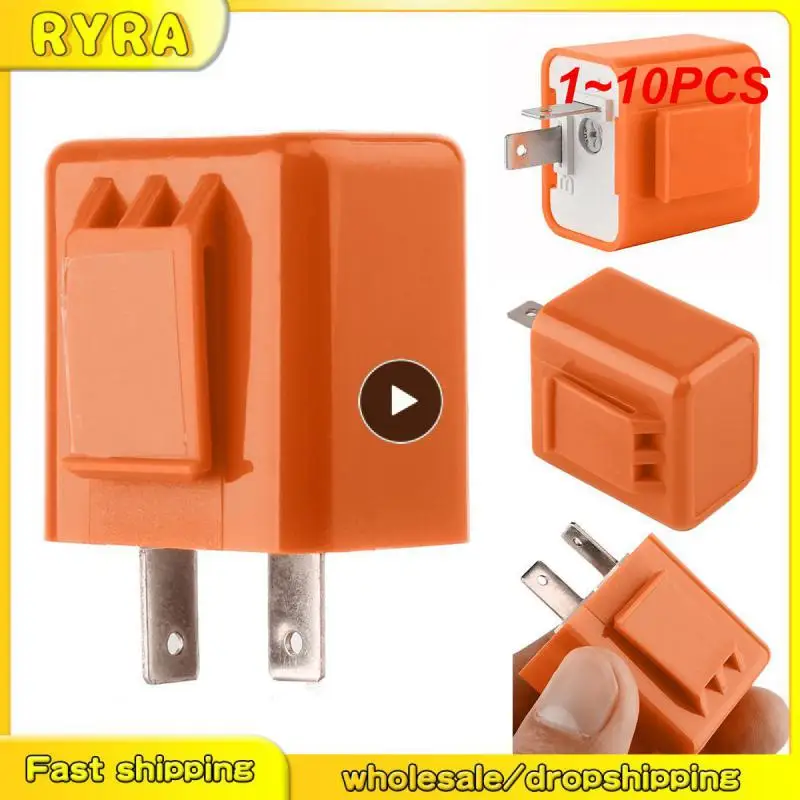 

Мерцающее реле для мотоцикла, Регулируемая частота, квадратный мерцающий мигающий индикатор поворота для мотоцикла, 1 ~ 10 шт.