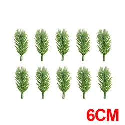 Festive Green Pine Needles Faux Branches for Holiday Decor and DIY Wreaths (6cm)