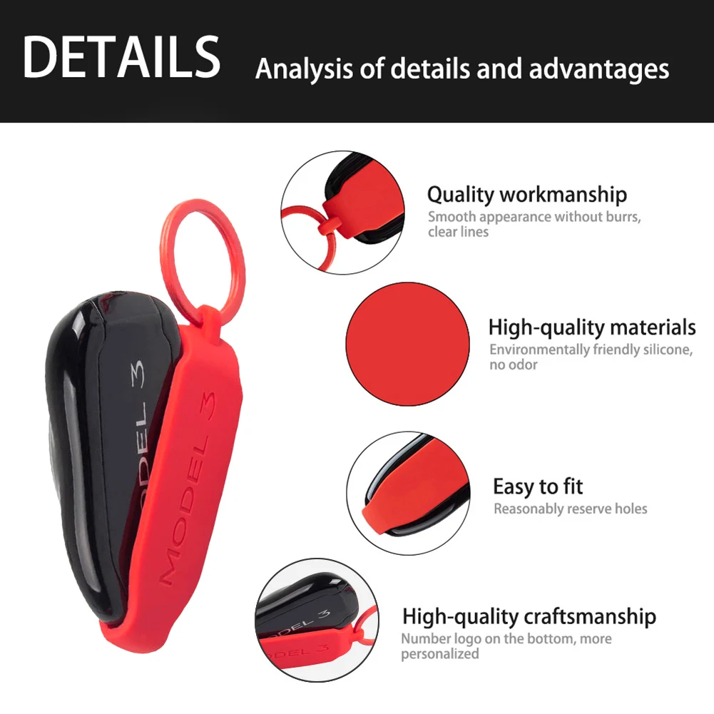 Car Key Shell for Tesla Model 3 Y