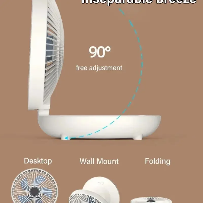 Fans Desktop Portable Silent Dormitory Small Big Use Charging Mini Household Electric Home Dual Kitchen Wind