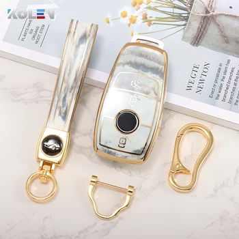Nuovo TPU Car Remote Key Case Cover Shell per Mercedes Benz W205 W213 W177 X167 A C E S GLS GLE GLC Class AMG Maybach accessori