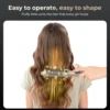 3 In 1 Ionic Hair Curler Straightener Professional Curling Iron Heated Hair Styling Brush Anti-Scald Thermal Brush Curl Wand 4