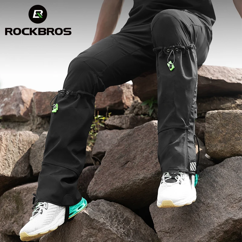 

ROCKBROS Водонепроницаемый защитный чехол для ног, ботинки для пеших прогулок, катания на лыжах, треккинга, пустыни, защита для ног