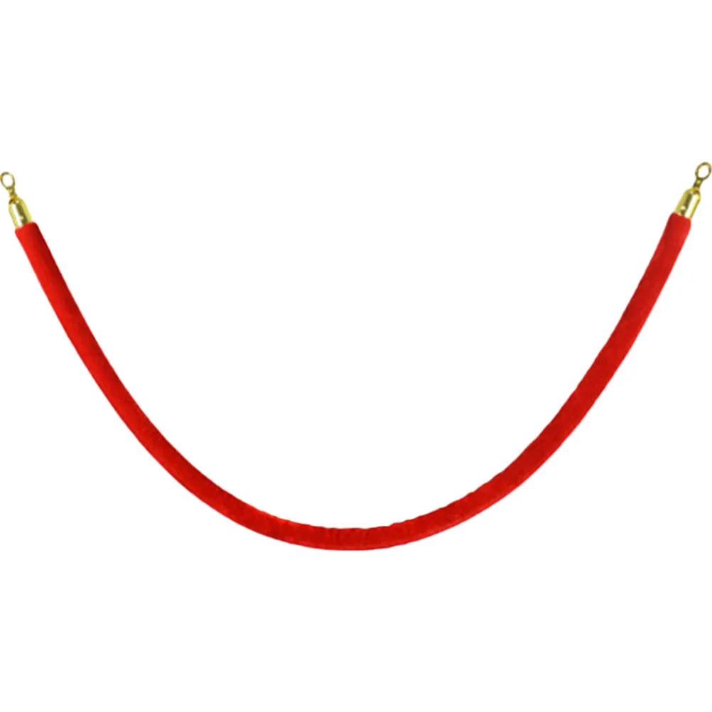 

Stanchion Rope Crowd Control Rope Queue Barrier Rope Cordon Lanyard Guard Bar Lanyard Small Metal Decorative Reusable Rope
