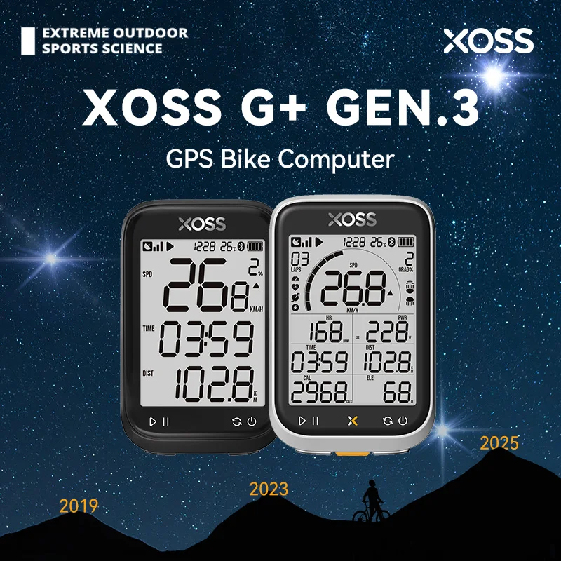 XOSS New G3 GPS G3+ Cycling Computer G Plus Wireless Speedometer Bluetooth Tracker Waterproof Road Bike MTB Bicycle Odometer