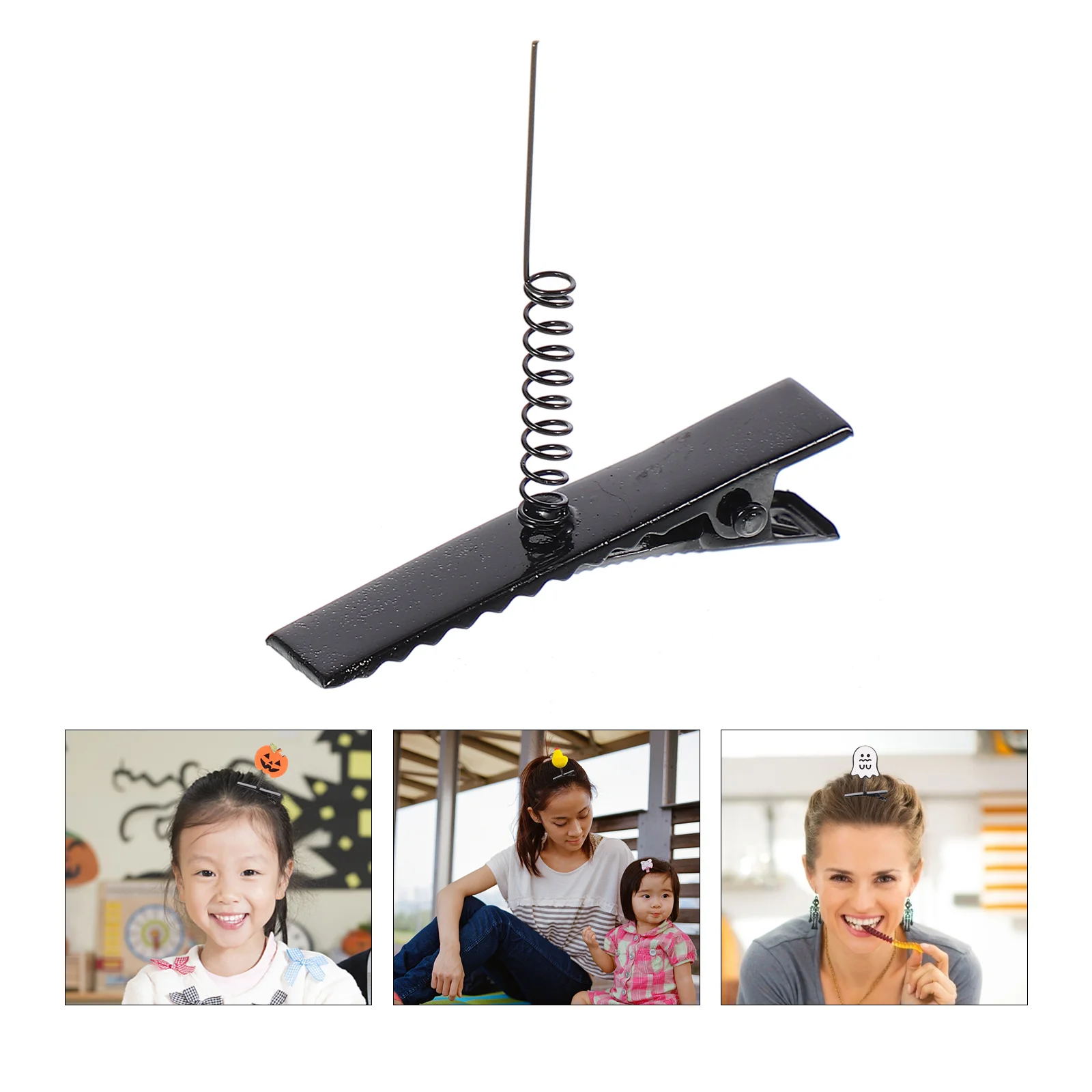 

Spring Duckbill Clip Iron Hairpin DIY Hair Clip Headdress Accessories