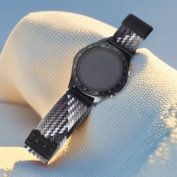 Braided Magnetic Strap - Sport Elastic Bracelet (18/20/22mm) - 20mm (Black chocolate)