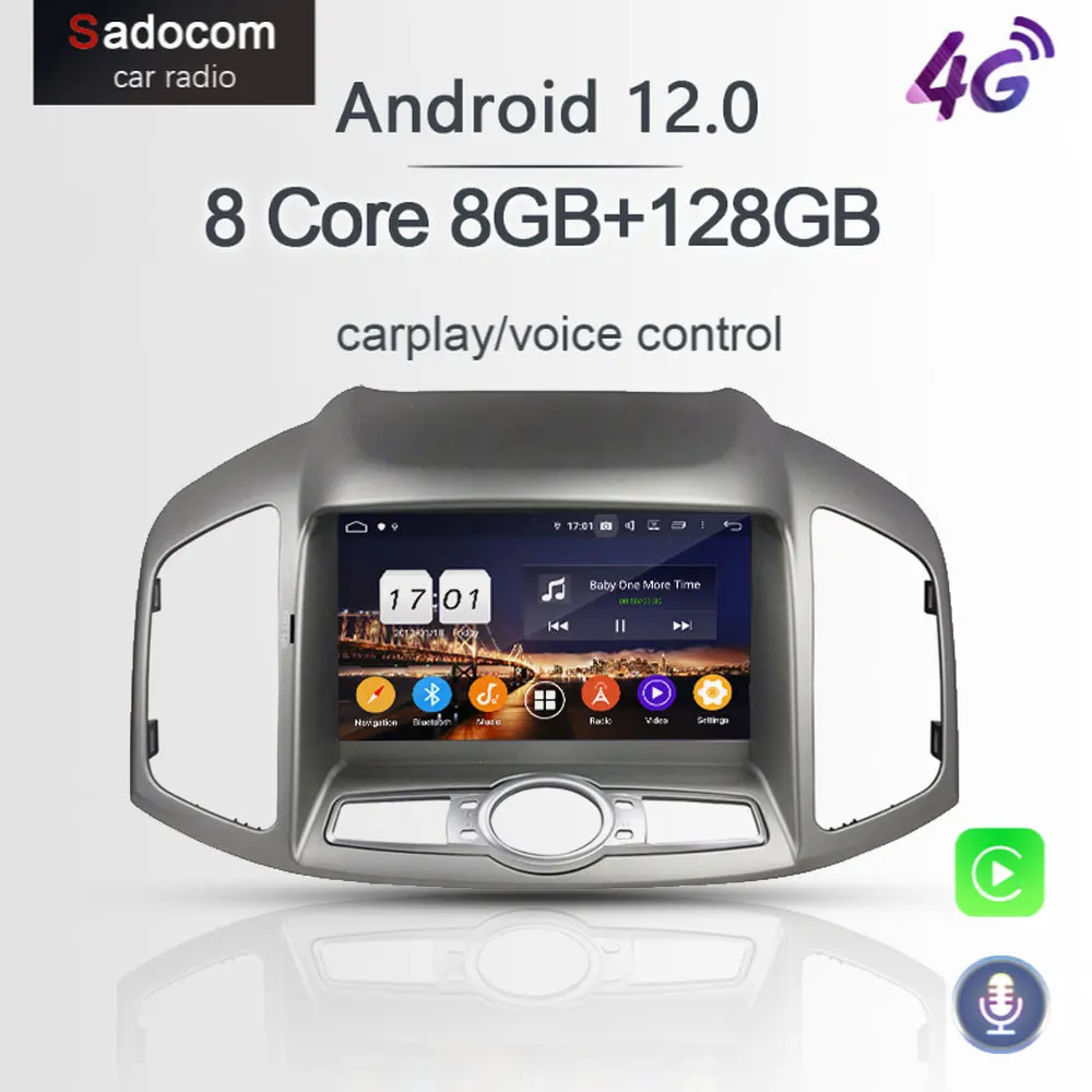 

720P 8" DSP PX6 Android 12.0 8 Core 8GB RAM 68GB Car DVD Player car radio 5.0 RDS autoradio GPS For Chevrolet Capativa 2012-2016