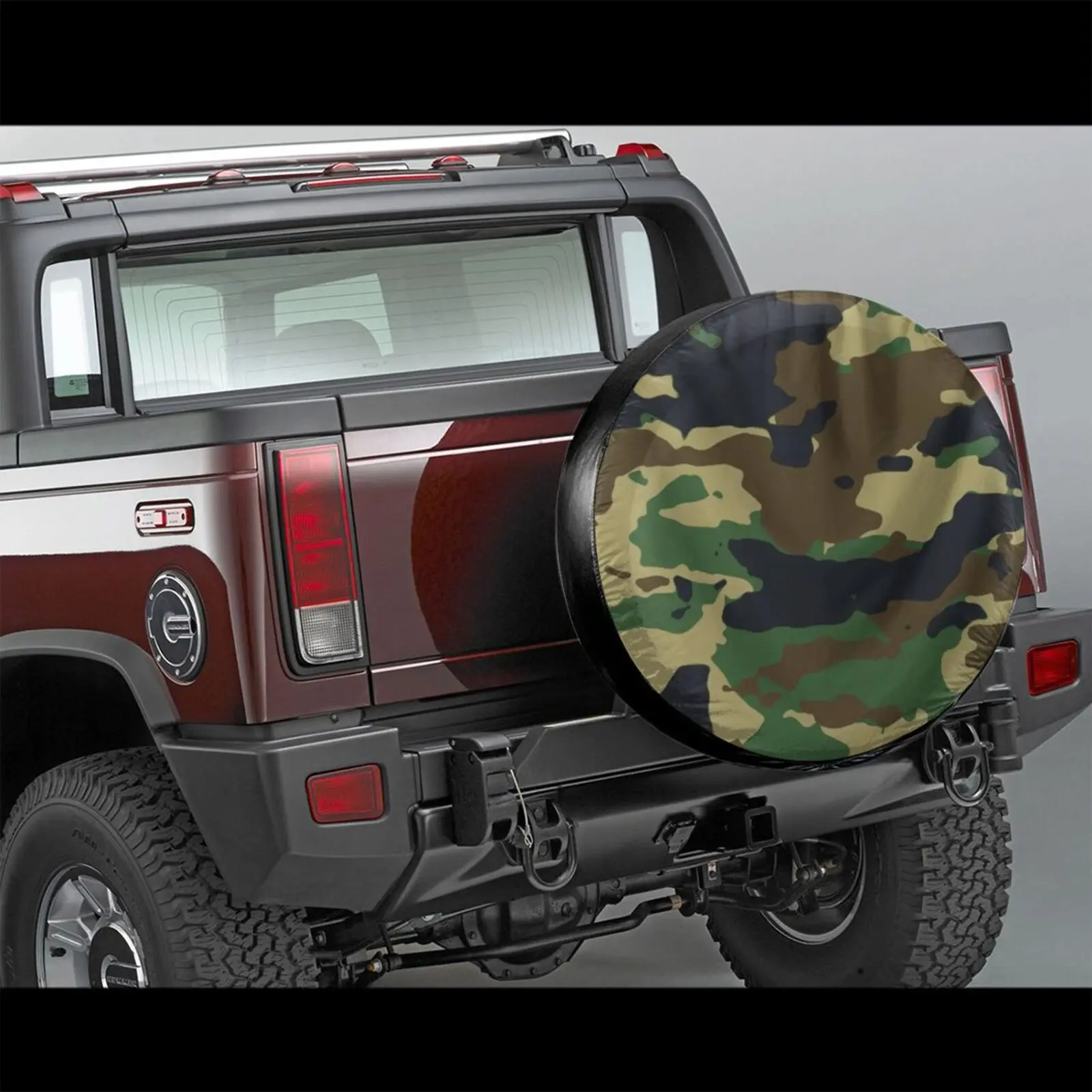 

Camouflage Print,Spare Tire Covers, Spare Tire Cover for Car, A Gift for Camping Enthusiasts, Spare Tire Cover for Camping Car,