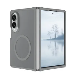 Magnetic Matte Translucent Shockproof Phone Case - Galaxy Z Fold 8 Ultra (GRAY)