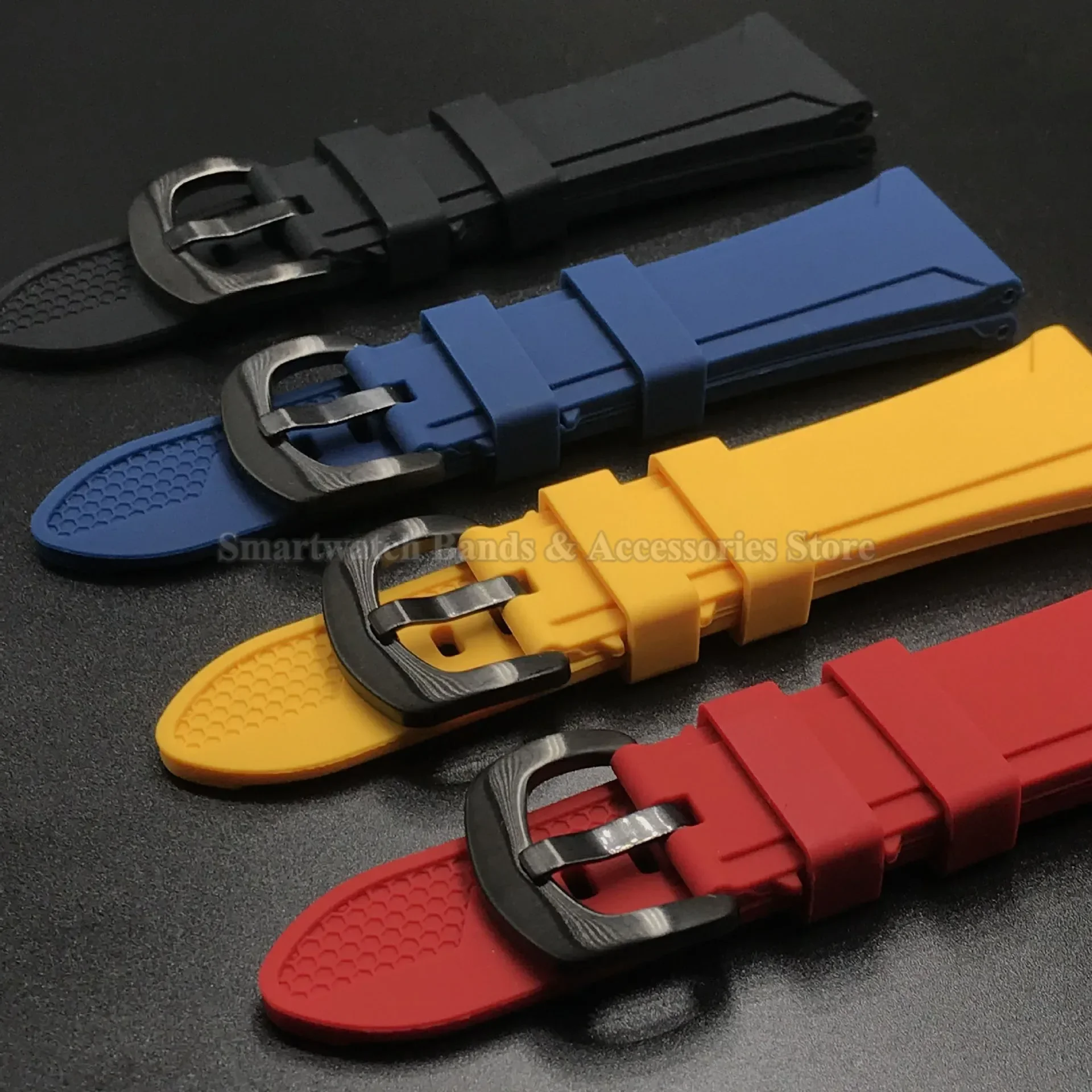 Premium Silicone Sport Watch Band - Colorful Collection