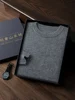 Choice 100% Cashmere Sweater Men O-neck Basic Pullover Autumn Winter Soft Warm Comfy Bottom Cashmere Knitwear High Quality Tops 5