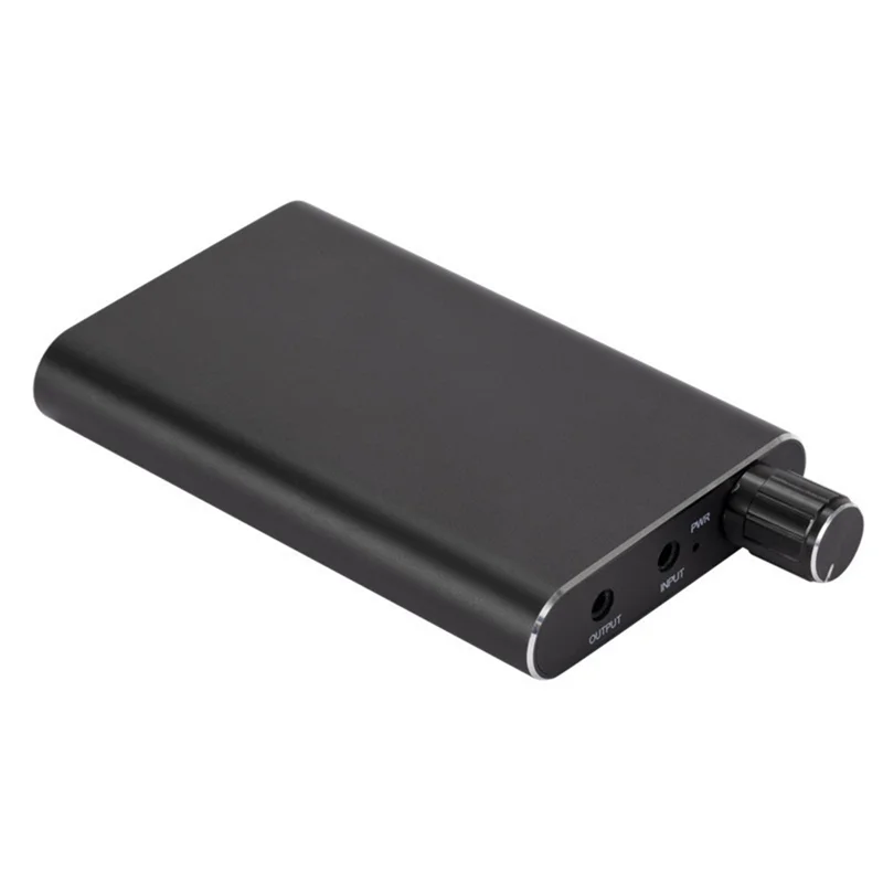 Hifi Headphone Amplifier 16-150 Ohm Adjustable Audio Amp With 3.5Mm Jack Cable For Mobile Phones And Music Players