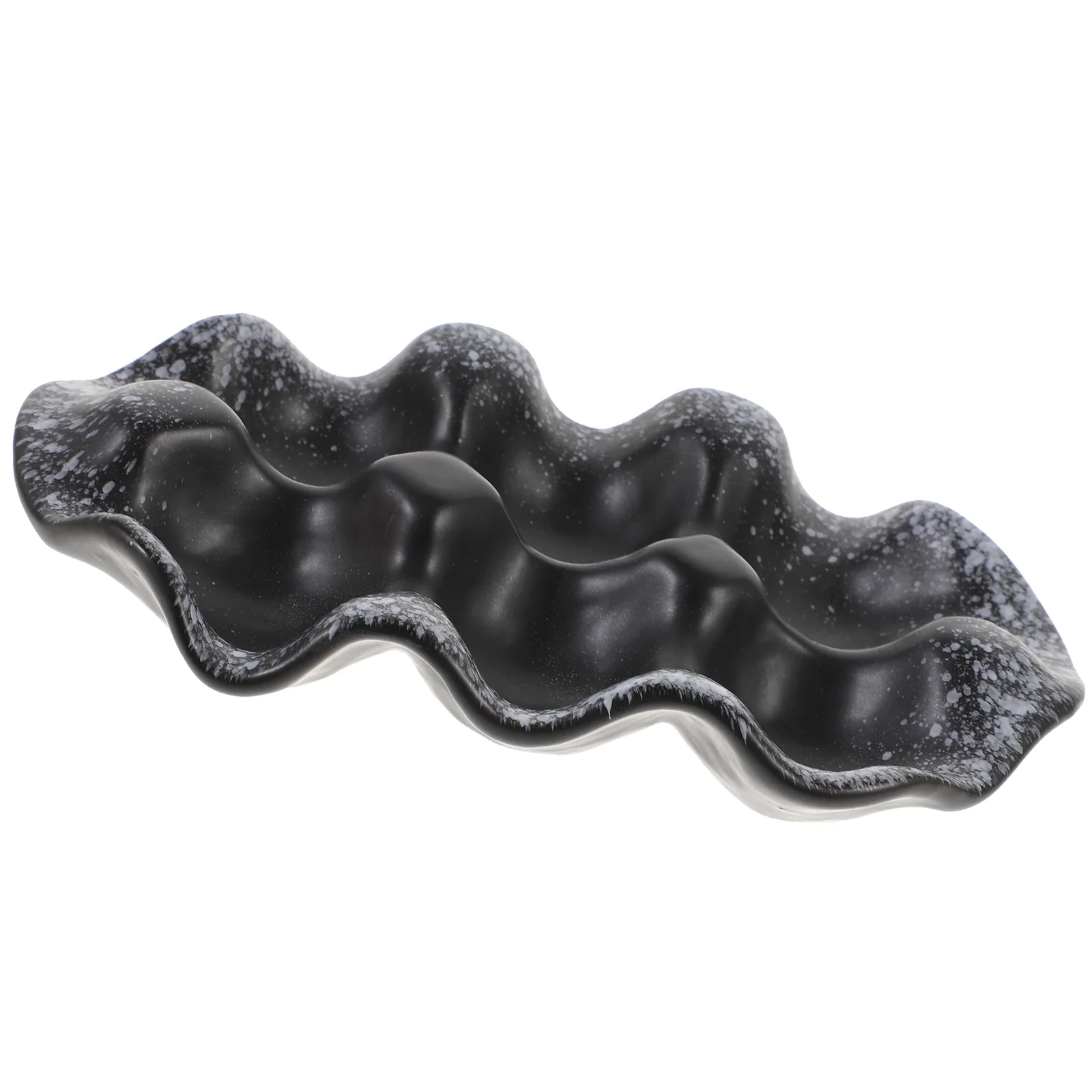

Egg Tray Trays Holder Countertop Camping Placing Container Fresh Ceramics Storage Rack Home Kitchenware