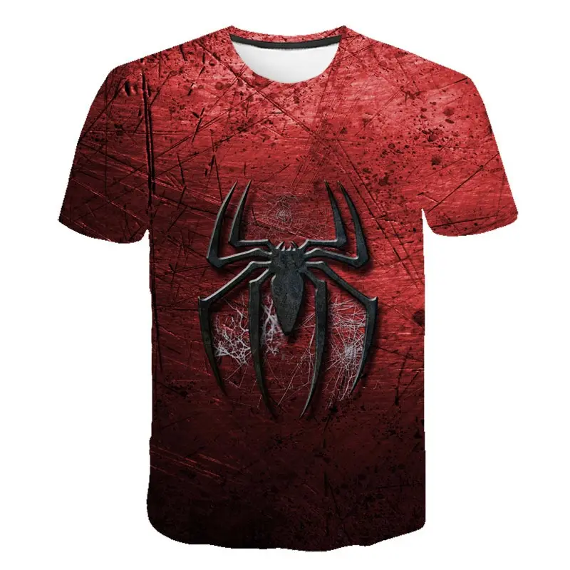 

Spider-man Children's T-shirt Children for Boys a Boy Girls Kids Kid's Shirts Child Baby Toddler Marvel Tee Tops Clothing Short