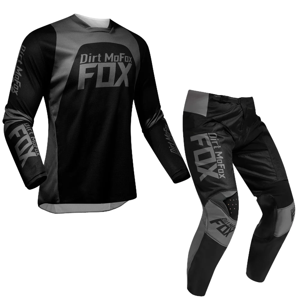 Dirt MoFox MX Set Motocross Jersey and Pants Combo Men's Women's Racing Suit Motorcycle MTB BMX Enduro Dirt Bike Downhill Riding