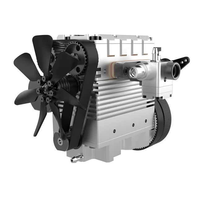 FS L200AC TOYAN ENGINE Air Cooled Nitro Engine Twin Cylinder 4 Stroke Engine DIY Kit Model Toy IN STOCK 5