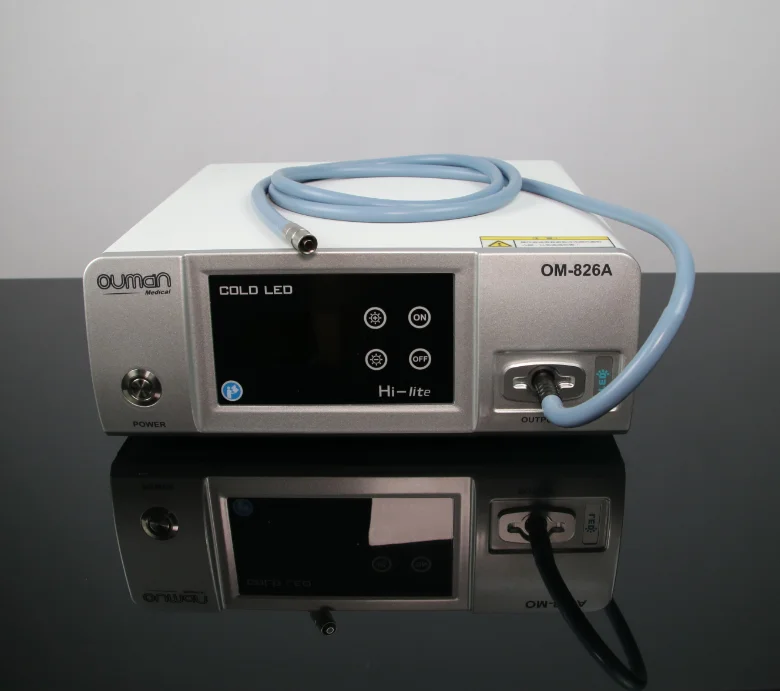 

80W LED medical portable inspection led cold Light Source For ENT Endoscope