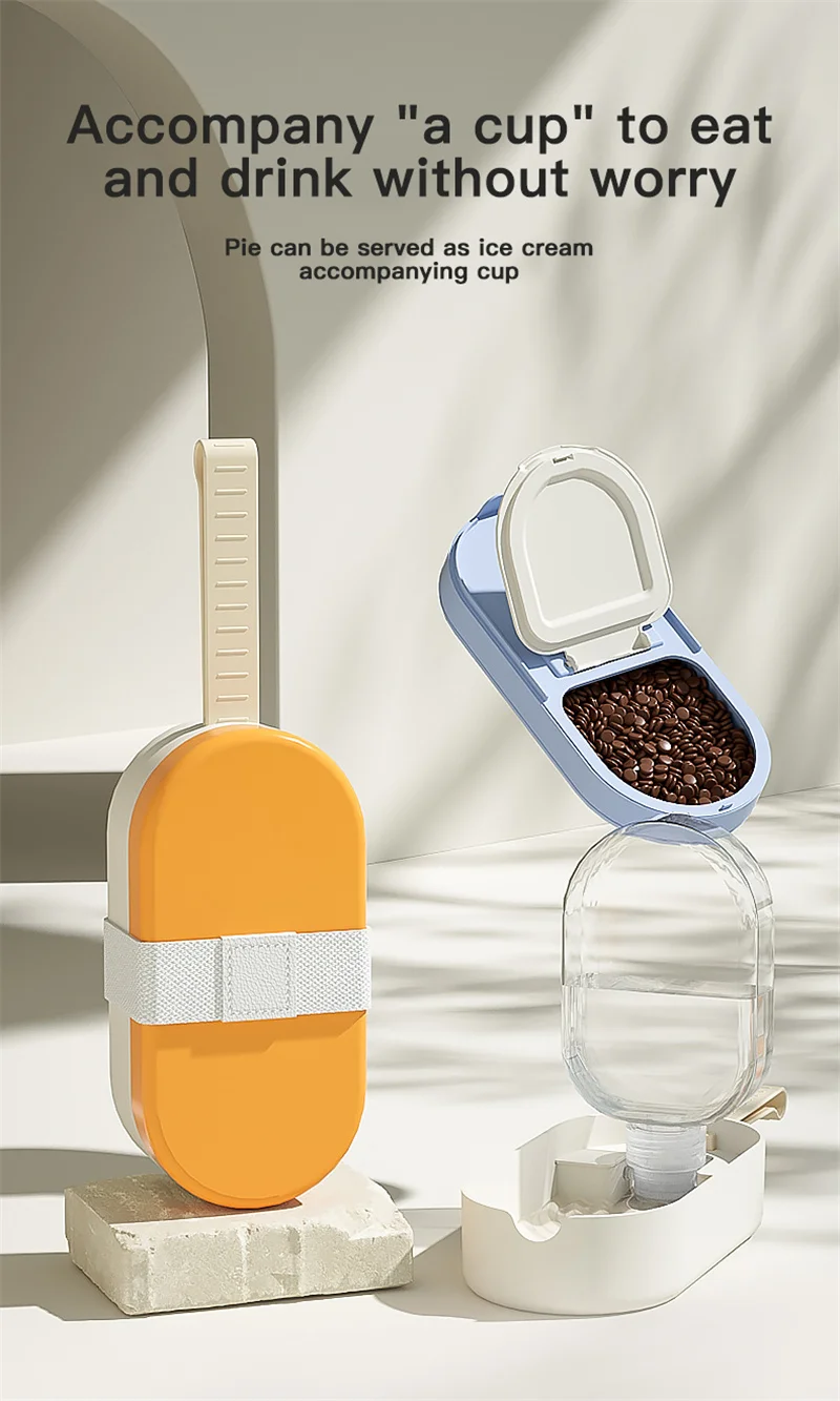 Pet Little Dog Cat Ice Cream Cup Feeding Water Feeding Food Storage - PeticaDeals