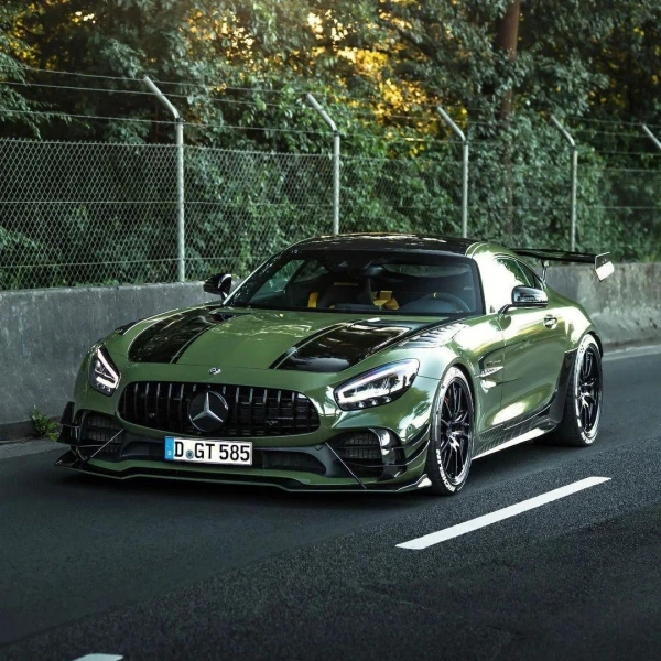 Emblema Adesivo 3D Per Bagagliaio Mercedes AMG – S Logo In ABS Lucido Nero E Giallo Argento, Facile Da Applicare