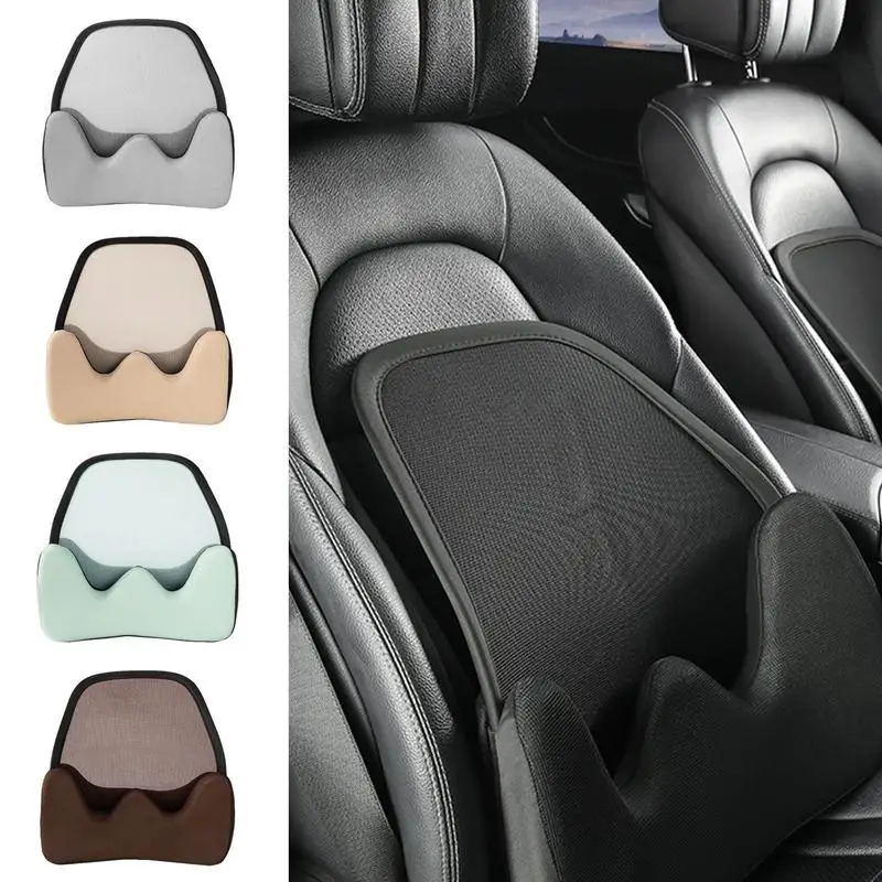 

Car Seat Lumbar Support Ergonomic Back Support Ergonomic Back Support Breathable Lumbar Support Pillow Memory Foam Seat Support