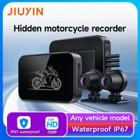 JIUYIN Motorcycle Dual DVR Smart Connect Action Camera Recorder Front & Rearview WiFi Waterproof Motorcycle Dash Cam 1