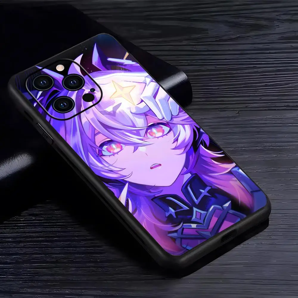 Genshin Impact Durin Shockproof Soft Black Phone Case