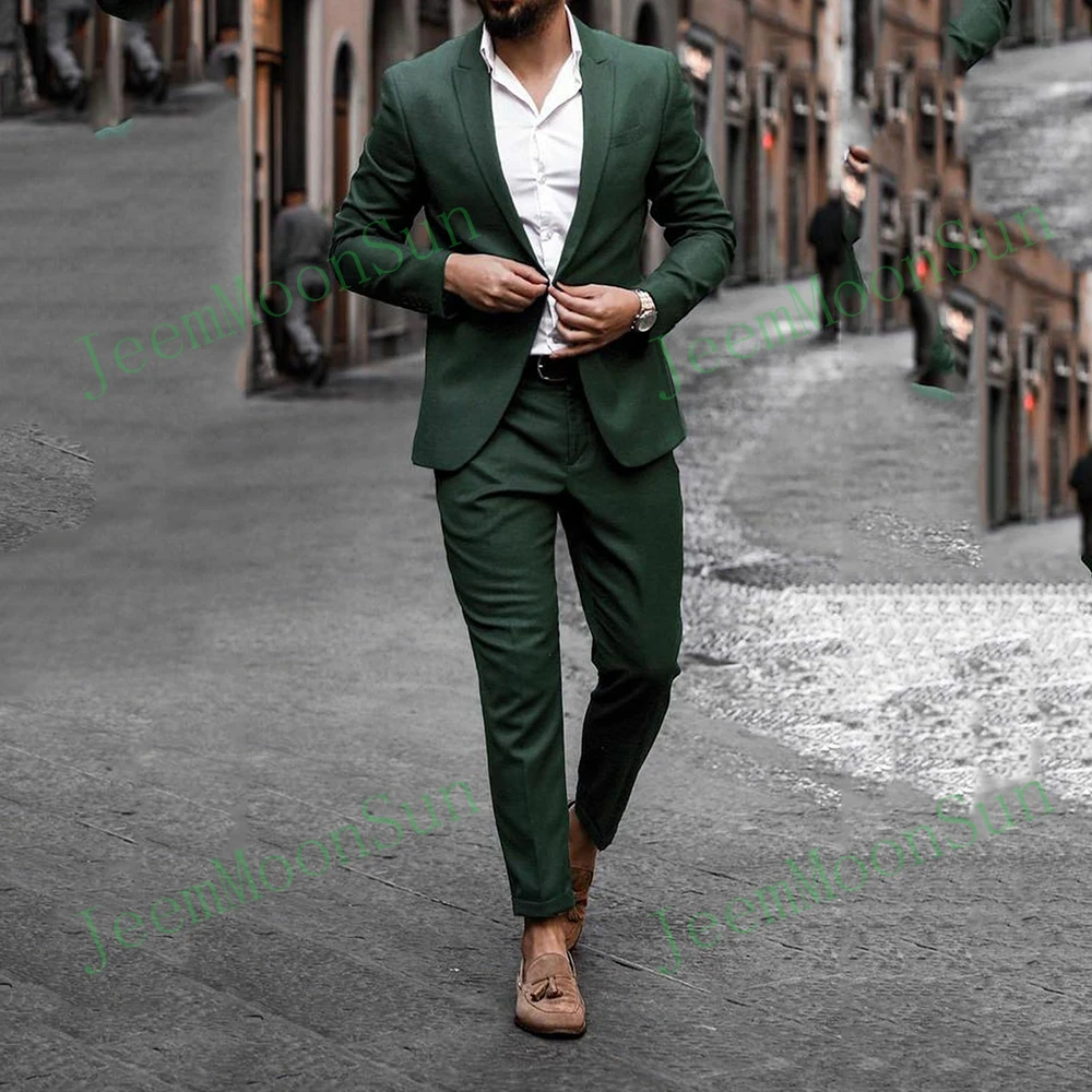 Olive Green Slim Suit sites.unimi.it