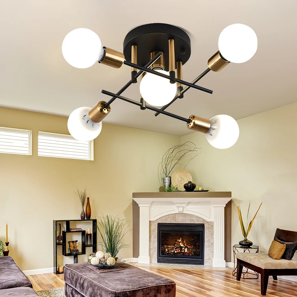Creative Personalized Ceiling Light Living Room Light Household Bedroom Light LED Apartment Rental Room Nordic Lighting Fixture