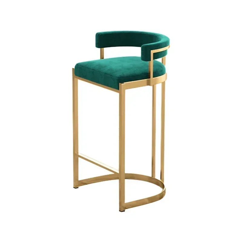 

Luxury Lounge High Chairs Kitchen Bar Counter Nordic Minimalist Stool Kitchen Restaurant Metal Muebles De Cocina Home Furniture