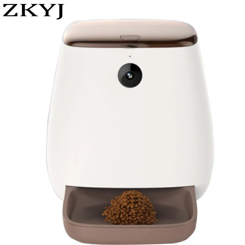 

Smart Automatic Pet Feeder with APP Control and wide-angle HD & Night vision Camera for cats dogs