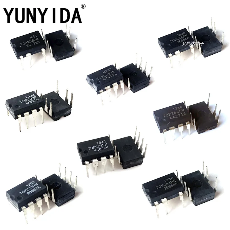 5PCS DIP TOP246PN TOP256PN TOP232PN TOP244PN TOP222PN TOP223PN TOP258PN ...