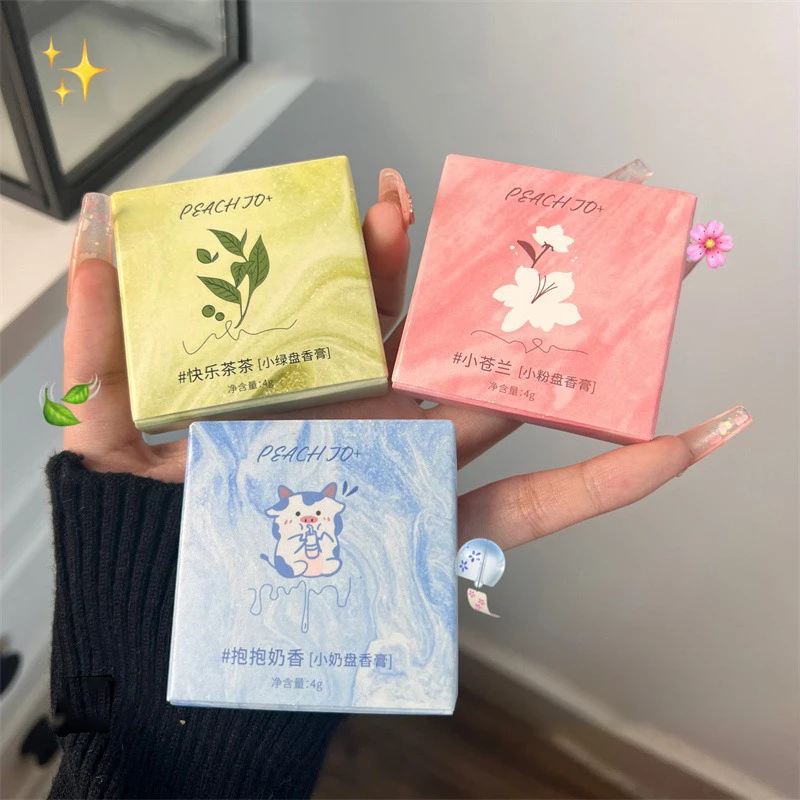Perfume Plant Solid Balm for Men and Women Portable Solid Balm Tea Fragrance Mild Long Lasting Body Aroma Deodorants solid perfume essential oil balm essential oil perfume