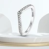 925 Sterling Silver Temperament Geometric Lines Closed Ring For Women Valentine's Birthday Fine Gifts Wedding Jewelry Accessory 4