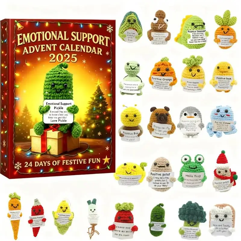 Emotional Support Advent Calendar 2025 for Christmas and Birthday Gift a 24-Day Countdown for Loved Ones of All Ages.