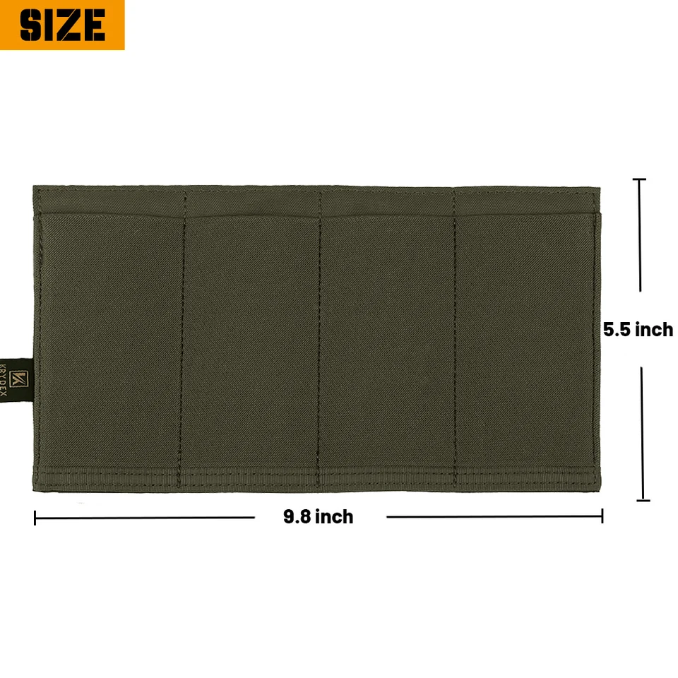 Tactical MOLLE Triple Open Top Mole Magazine Pouch Mag - CAMOUFLAGE - View #6