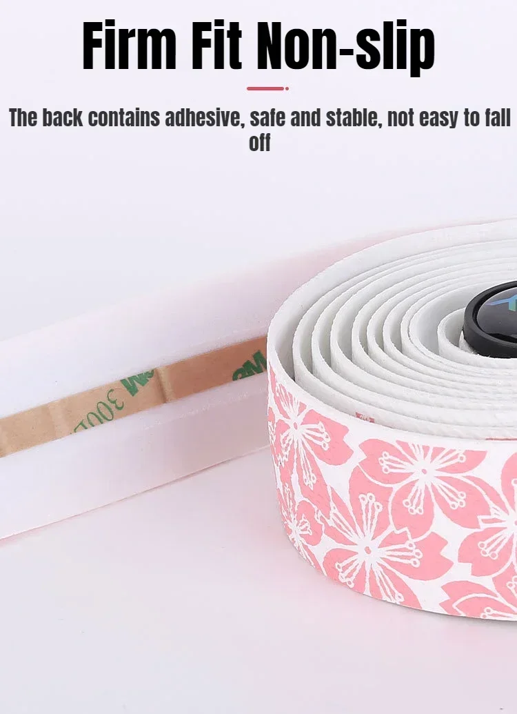 EVA/PU Road Bike Handlebar Tape Sakura Bicycle Anti-Skid Shock Absorber Bar Wrap