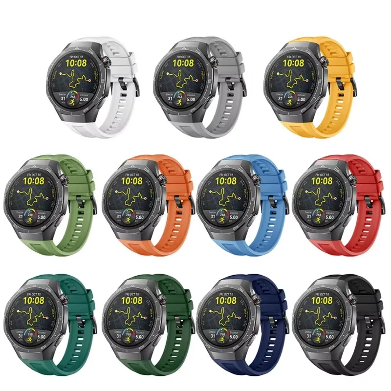 Silicone Sports Wristband Bracelet, 22mm