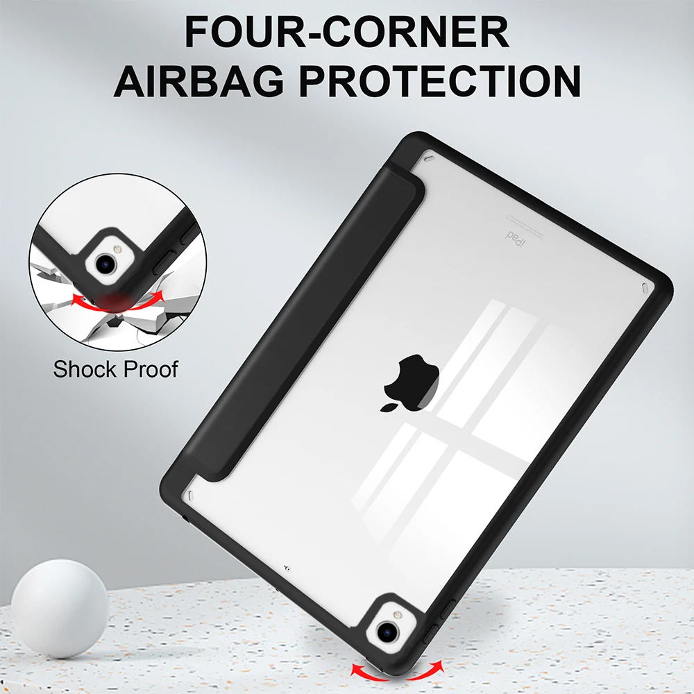 Universal Smart Tablet Case with Pencil Holder - 10.2 to 10.5 Inch