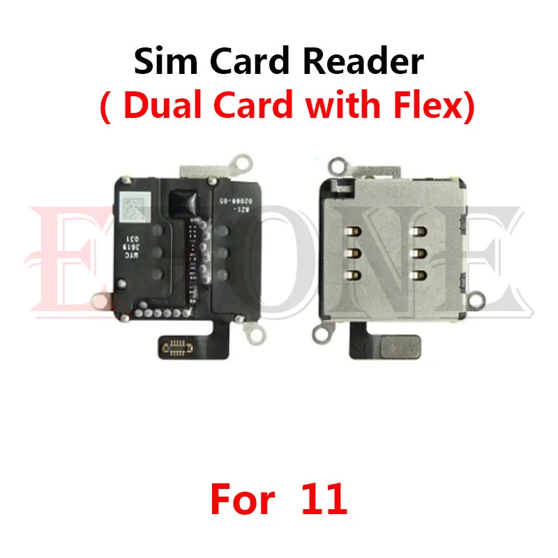 Iphone 11 12 13 プロマックスミニデュアル Sim カードリーダー