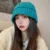 Wool Knit Buket Hat Soft Warm Fisherman Beanie Cap Slouchy Winter Crochet Knitted Skull Hat for Women Autumn Wool Hat 6