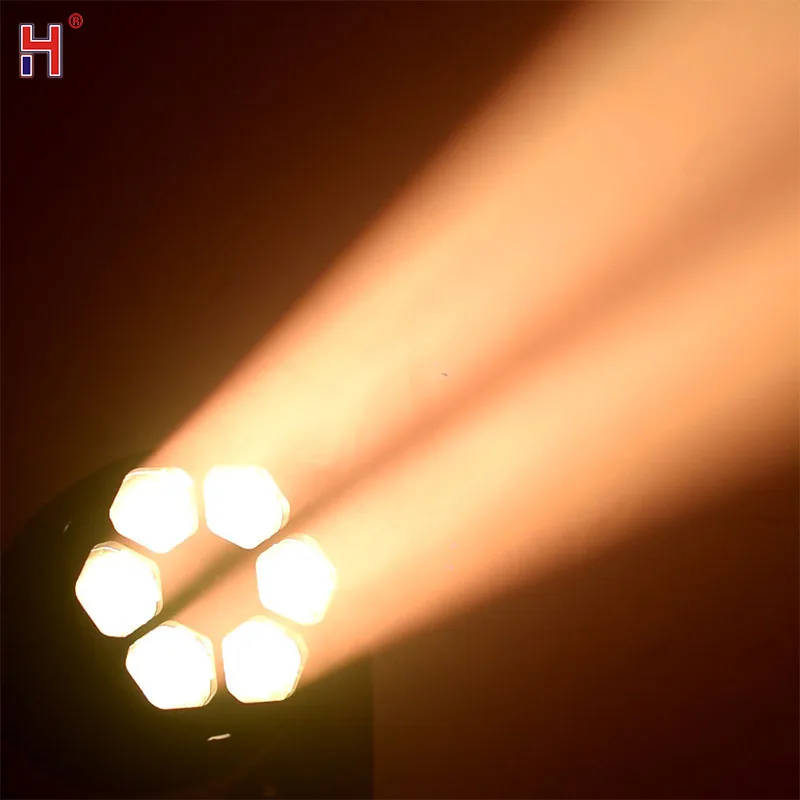 라이어 빔 큰 꿀벌 눈 줌 워시 라이트, 7x40w RGBW 4 인 1 LED 이동 헤드 DJ 조명 디스코 음악 파티 무대 조명 프로젝터