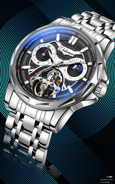 Dure Merkhorloges Nieuwe Luxe Automatische Mechanische Horloge