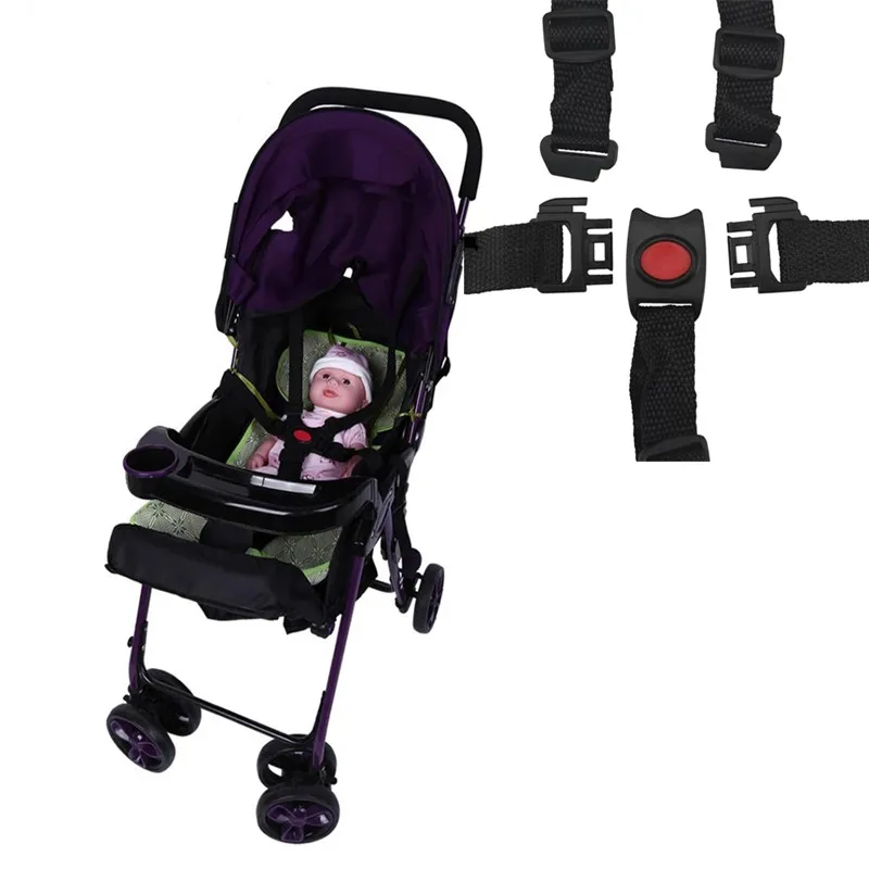

2 Colors Baby Stroller Accessories Baby Safety Seat Lock Seat Belt Buckle Adjuster Harness Chest Child Clip Safe Belt Car